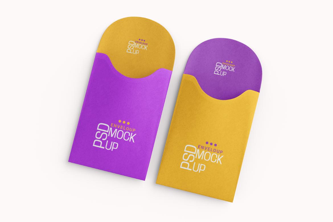 Customizable DL Envelope Psd Mockup