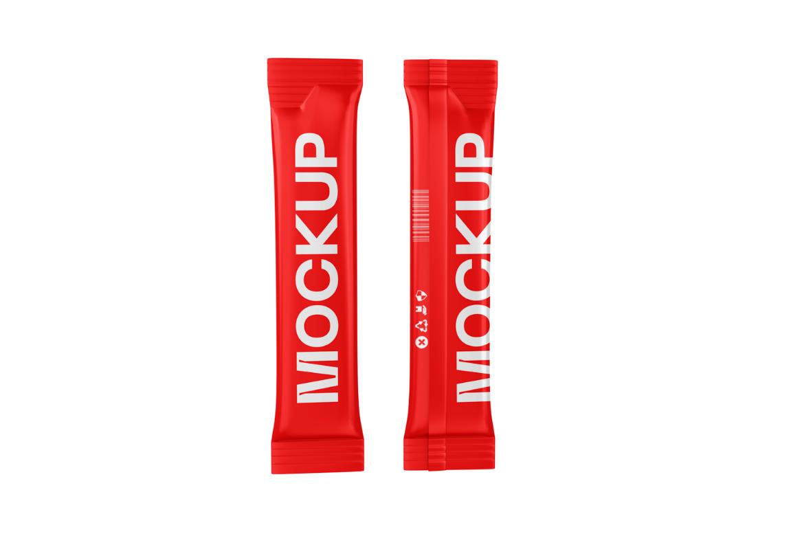 Mini Stick Sachet Pack Mockup