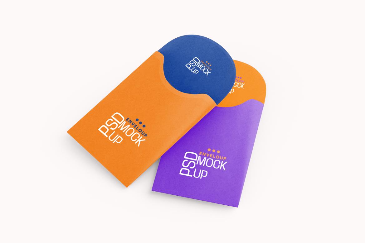 Customizable DL Envelope Psd Mockup
