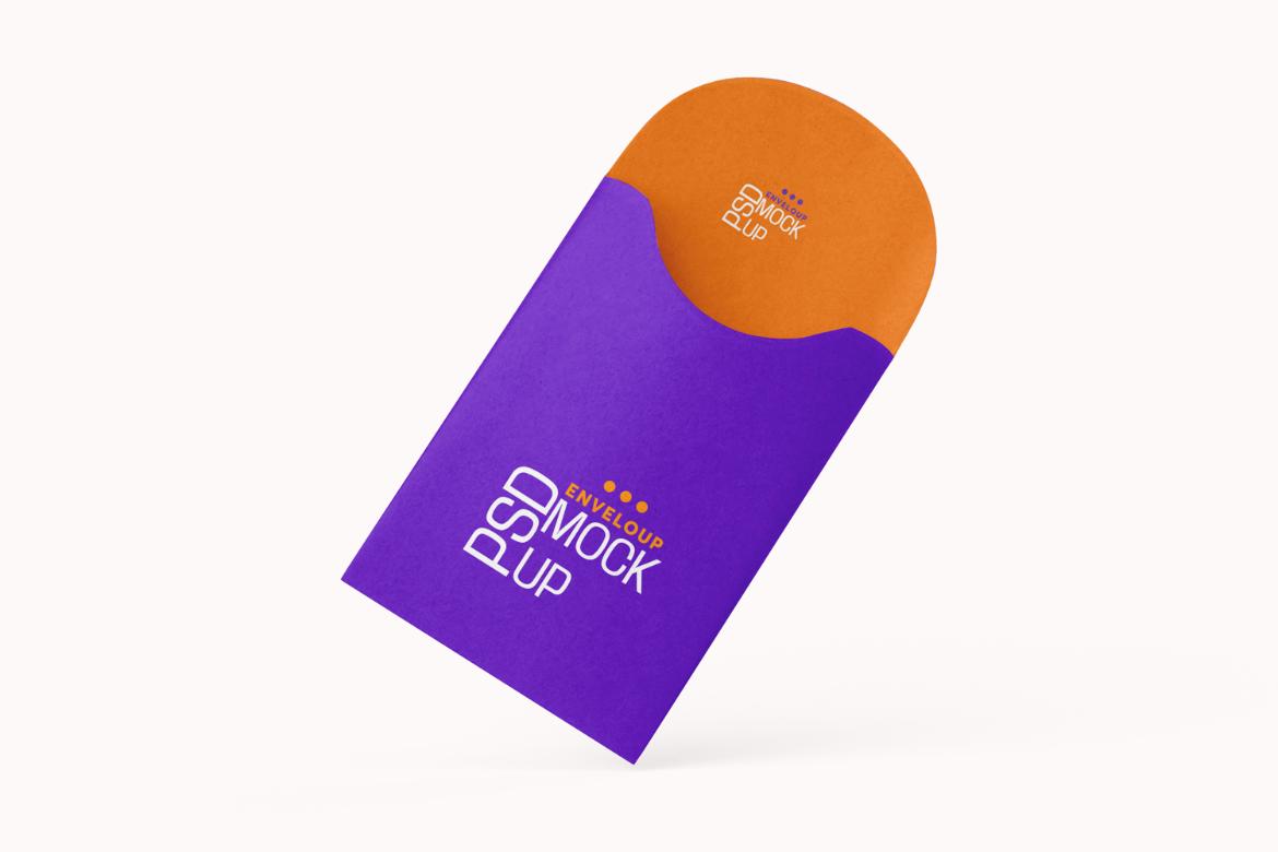 Customizable DL Envelope Psd Mockup