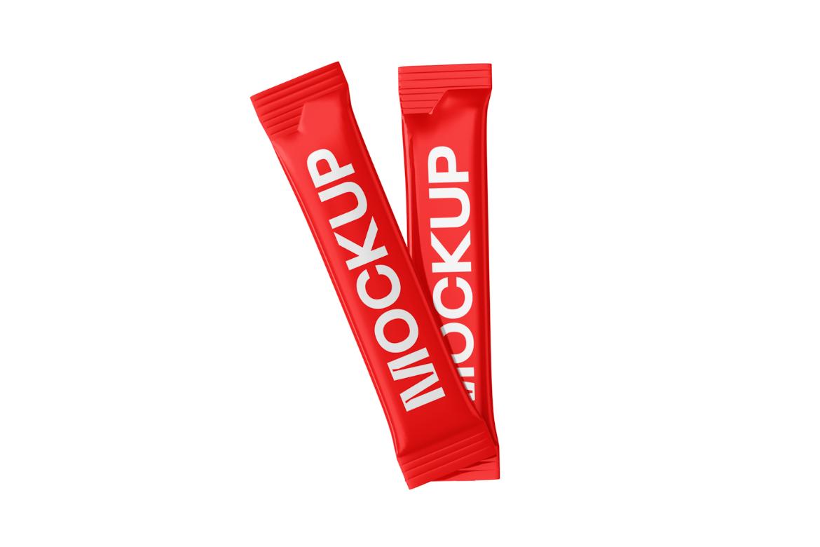 Mini Stick Sachet Pack Mockup
