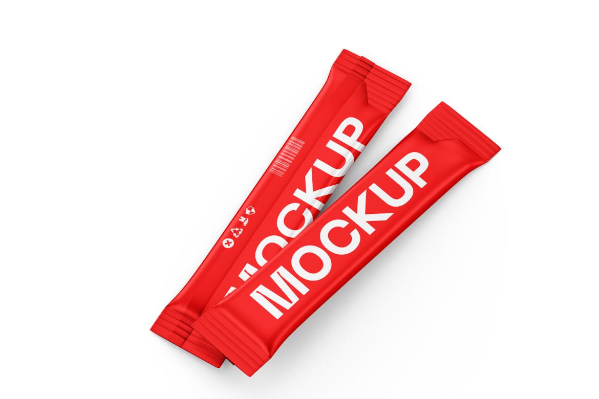 Mini Stick Sachet Pack Mockup