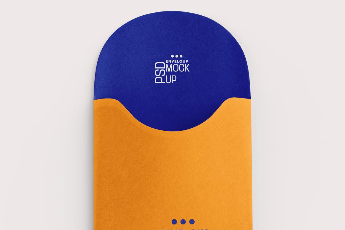 Customizable DL Envelope Psd Mockup