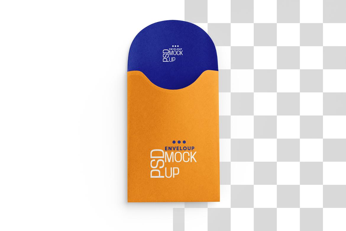 Customizable DL Envelope Psd Mockup