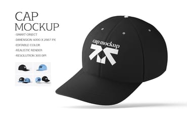 Baseball Cap Mockup 