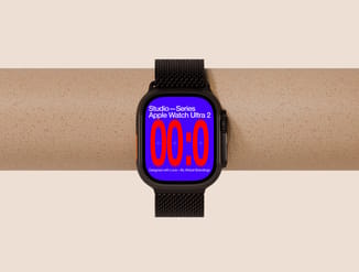 Apple Watch Ultra 2 Mockup (a)