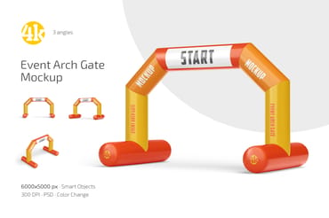 Event Arch Gate Mockup Set