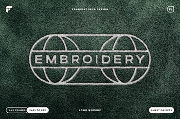 Embroidery Logo Mockup