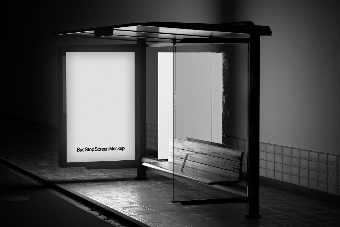 Bus Stop Screen Mockup