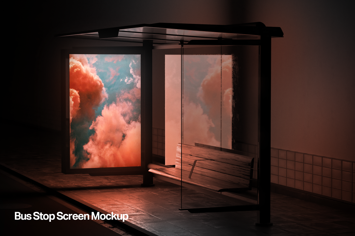 Bus Stop Screen Mockup