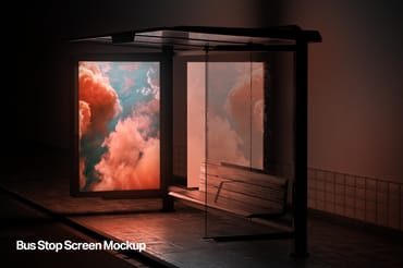 Bus Stop Screen Mockup
