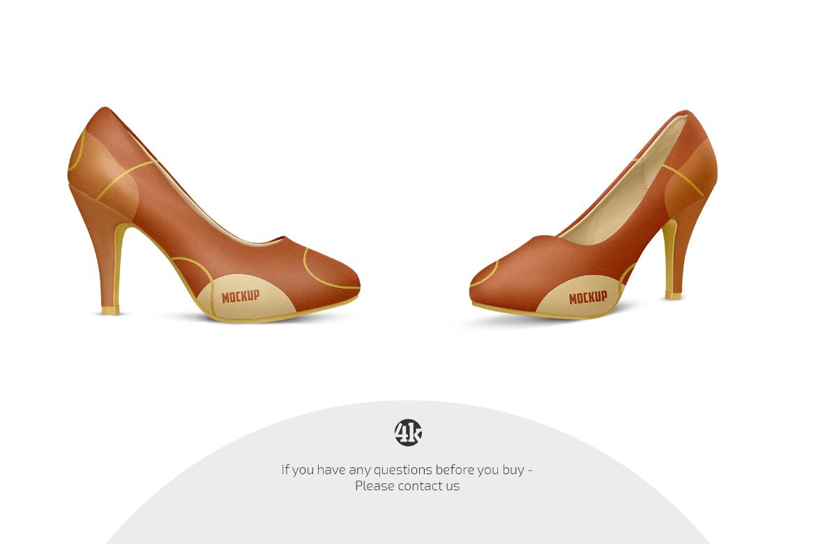 High Heels Shoes Mockup Set