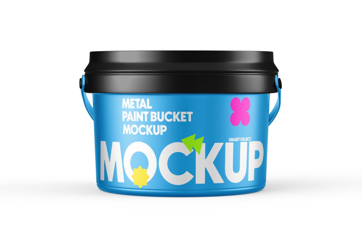 Paint Bucket PSD Mockup