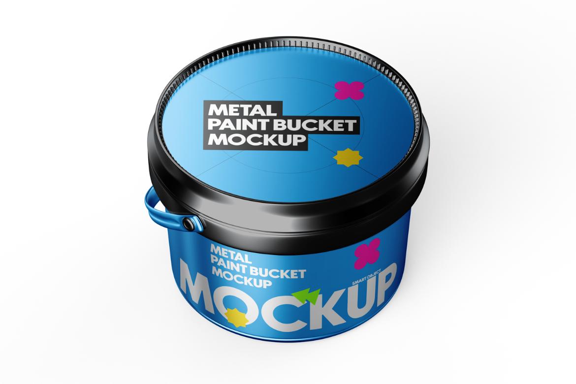 Paint Bucket PSD Mockup