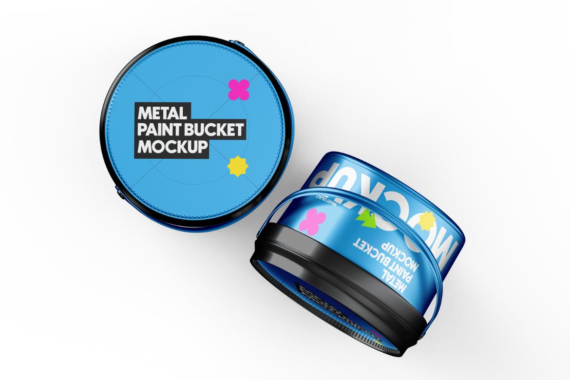 Paint Bucket PSD Mockup