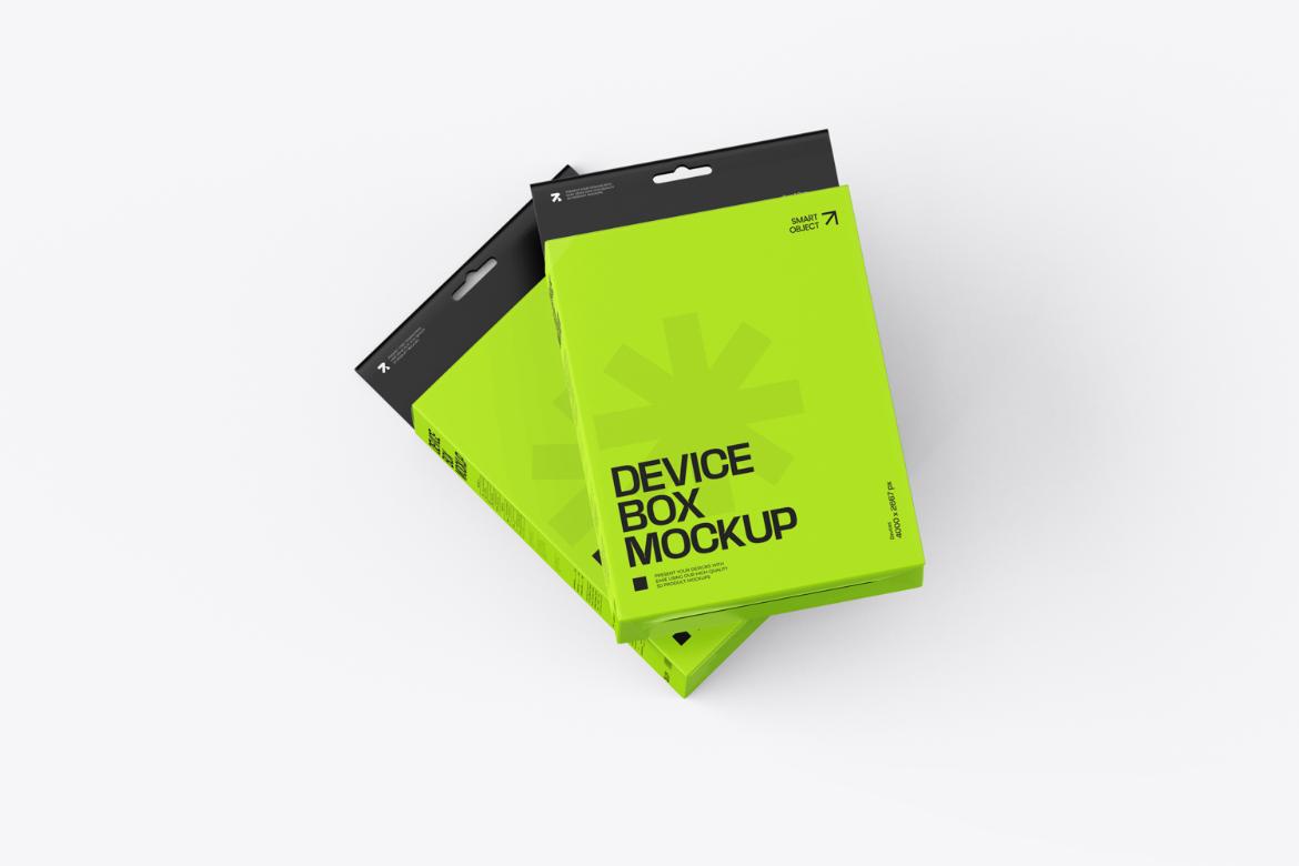 Hanging Mouse Box Mockup