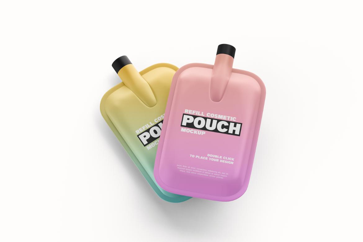 Packaging Refill Pouch PSD Mockup