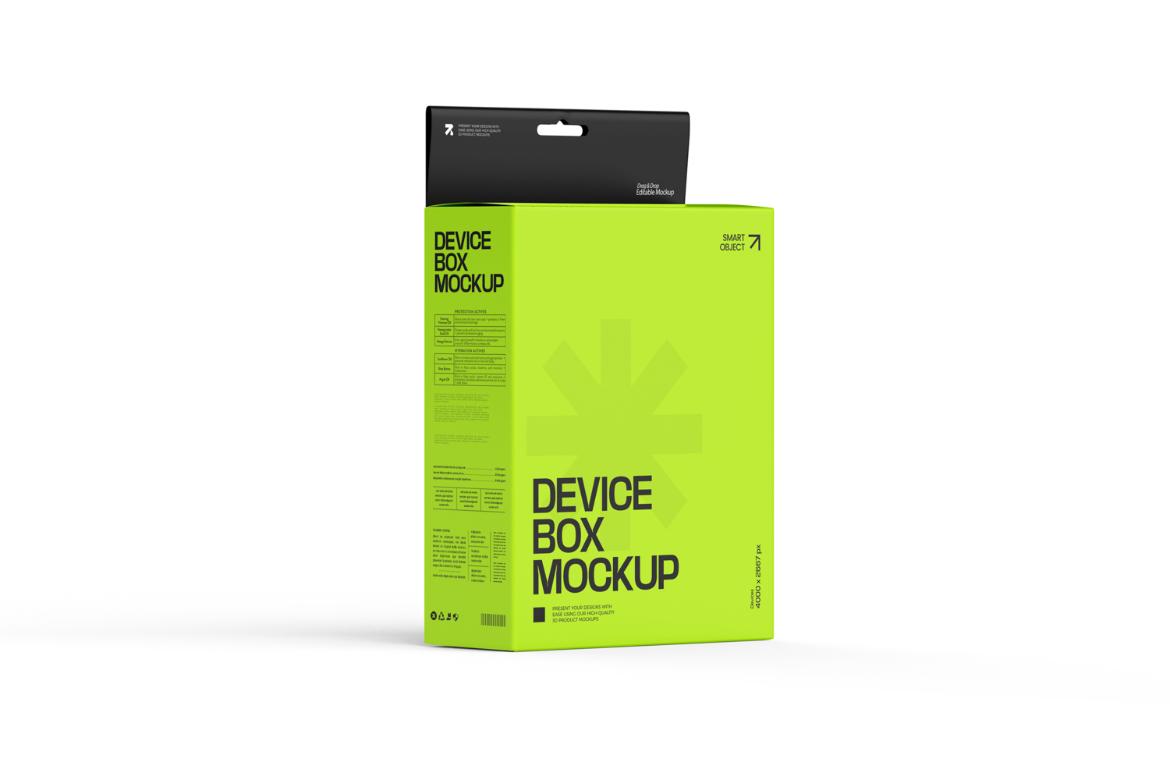 Hanging Mouse Box Mockup