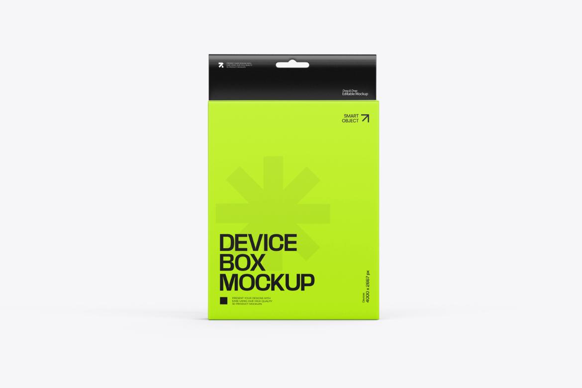 Hanging Mouse Box Mockup