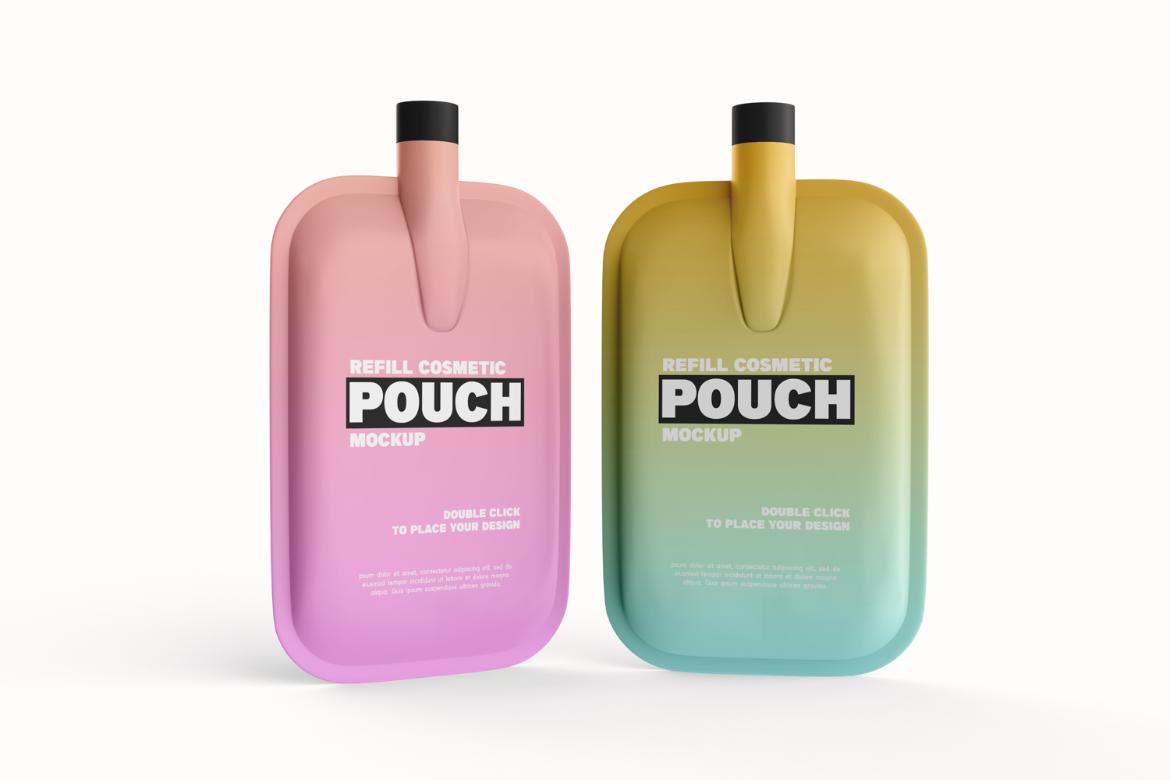 Packaging Refill Pouch PSD Mockup