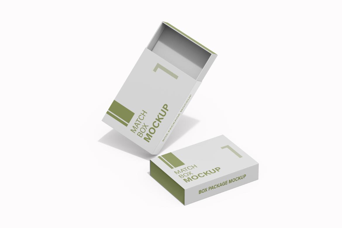 Match Box Mockup