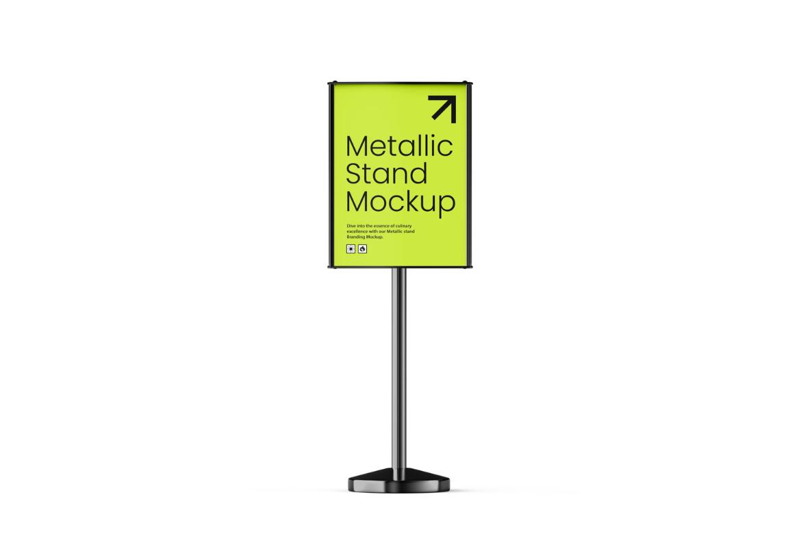Advertising Billboard Stand Mockup