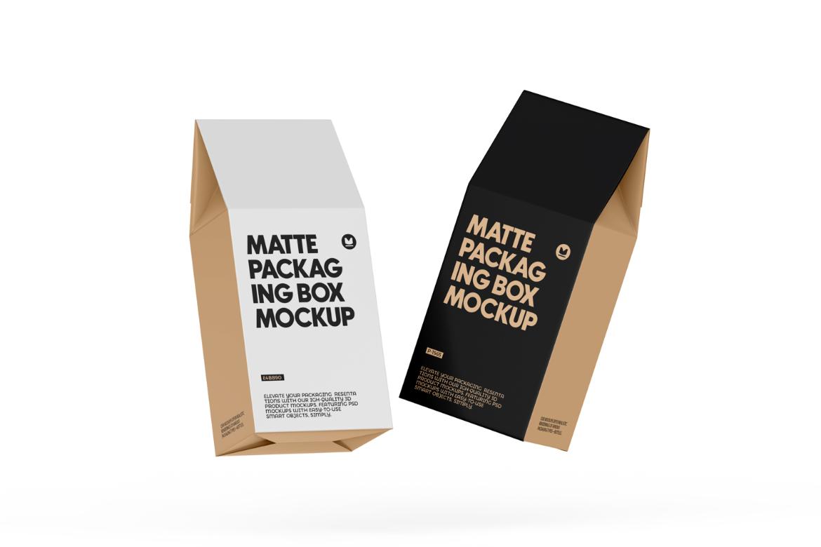 Matte Paper Bag Mockup
