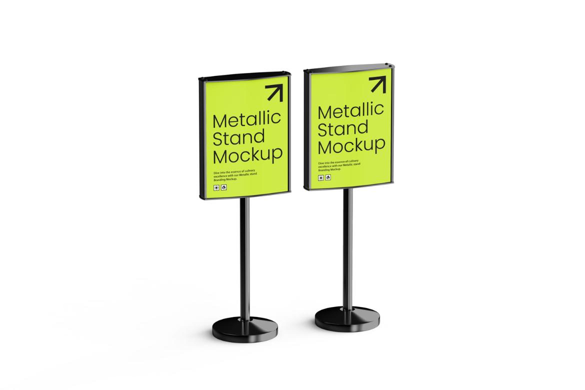 Advertising Billboard Stand Mockup