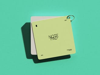 Recycled Notepad Free Mockup