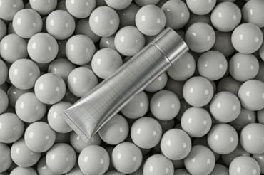 Tube Packaging Balls Background
