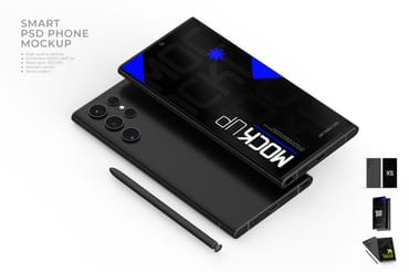 Mobile App Phone Screen Mockup