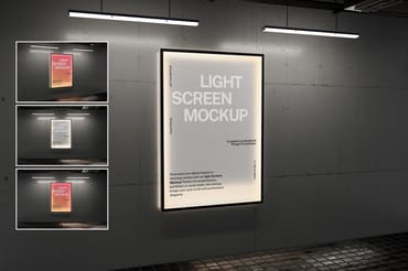 Light Screens Mockup