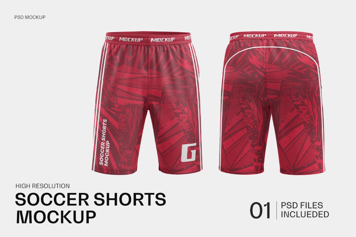 Soccer Shorts Mockup
