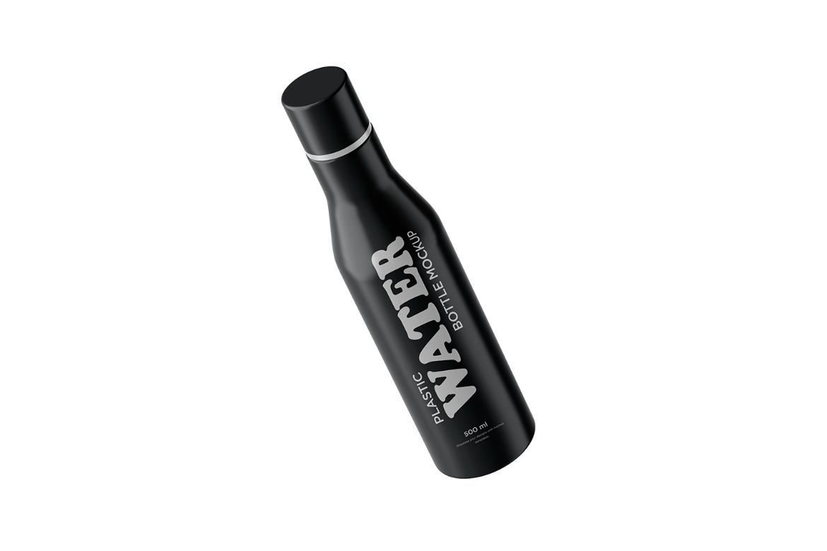 Plastic Water Bottle PSD Mockup