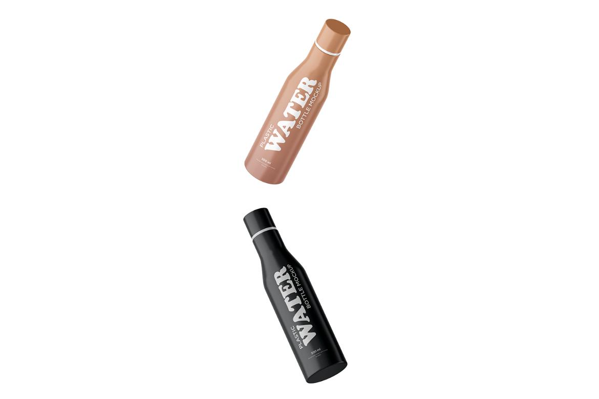 Plastic Water Bottle PSD Mockup
