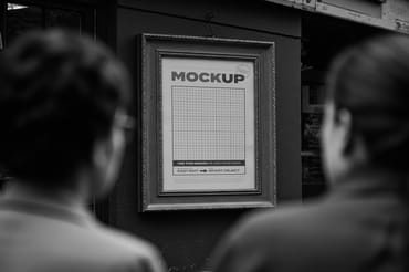 Vintage Retro City Billboards Sign Mockups
