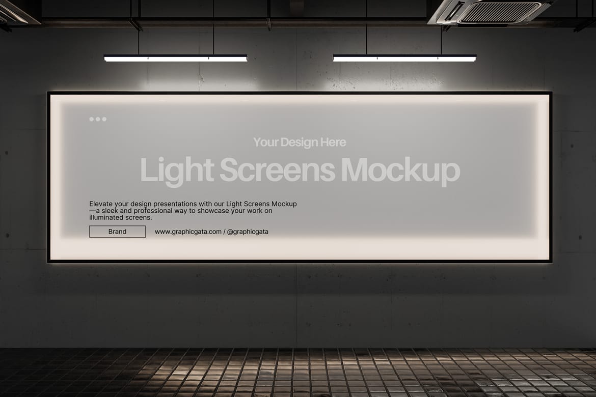 Light Screens Mockup