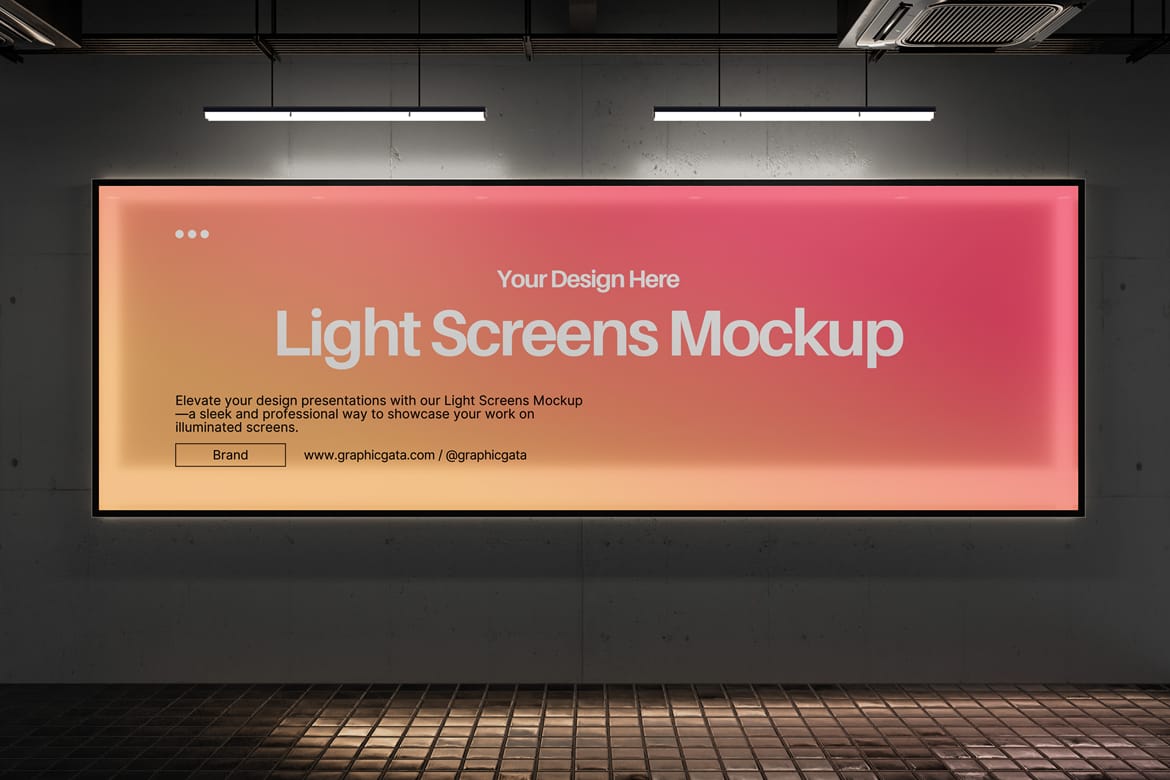 Light Screens Mockup