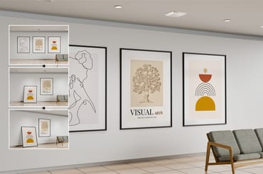 Gallery Frames Mockup