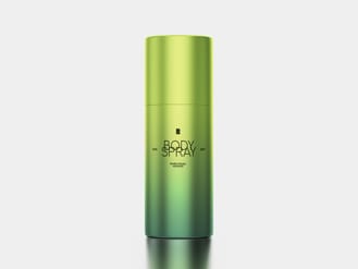 Body Spray Can Free Mockup