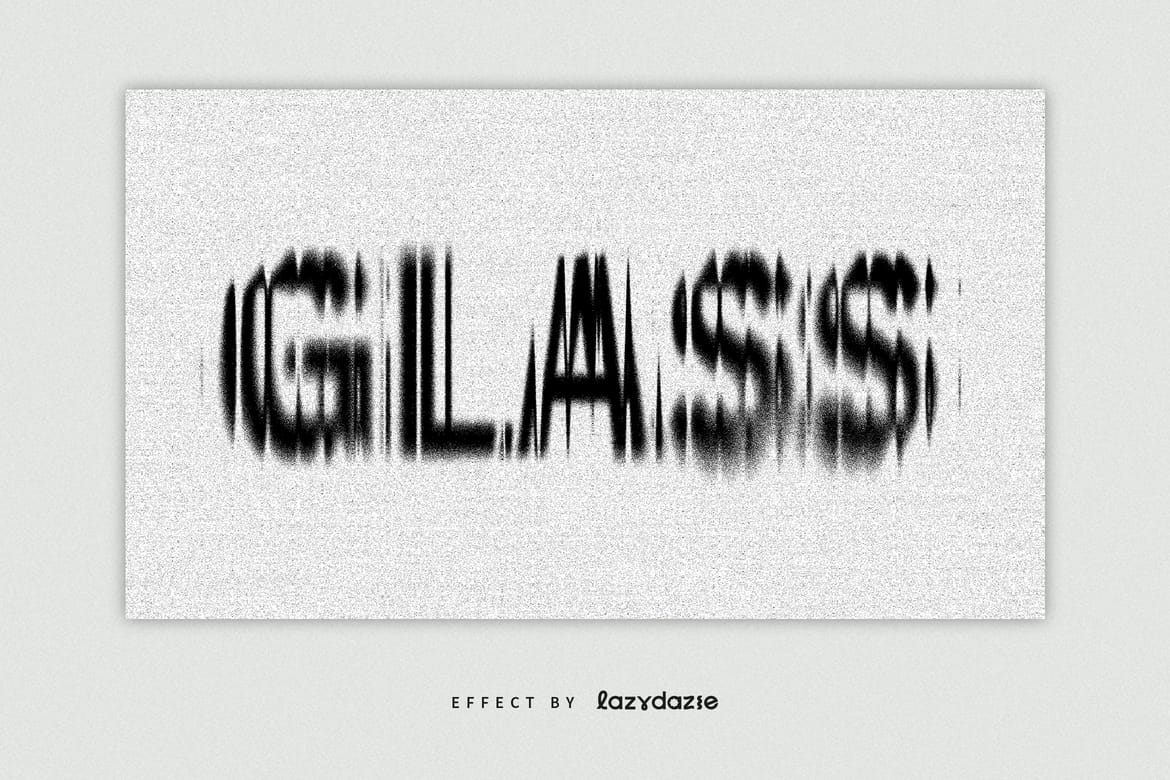 Dissolving Text Effect Mockup