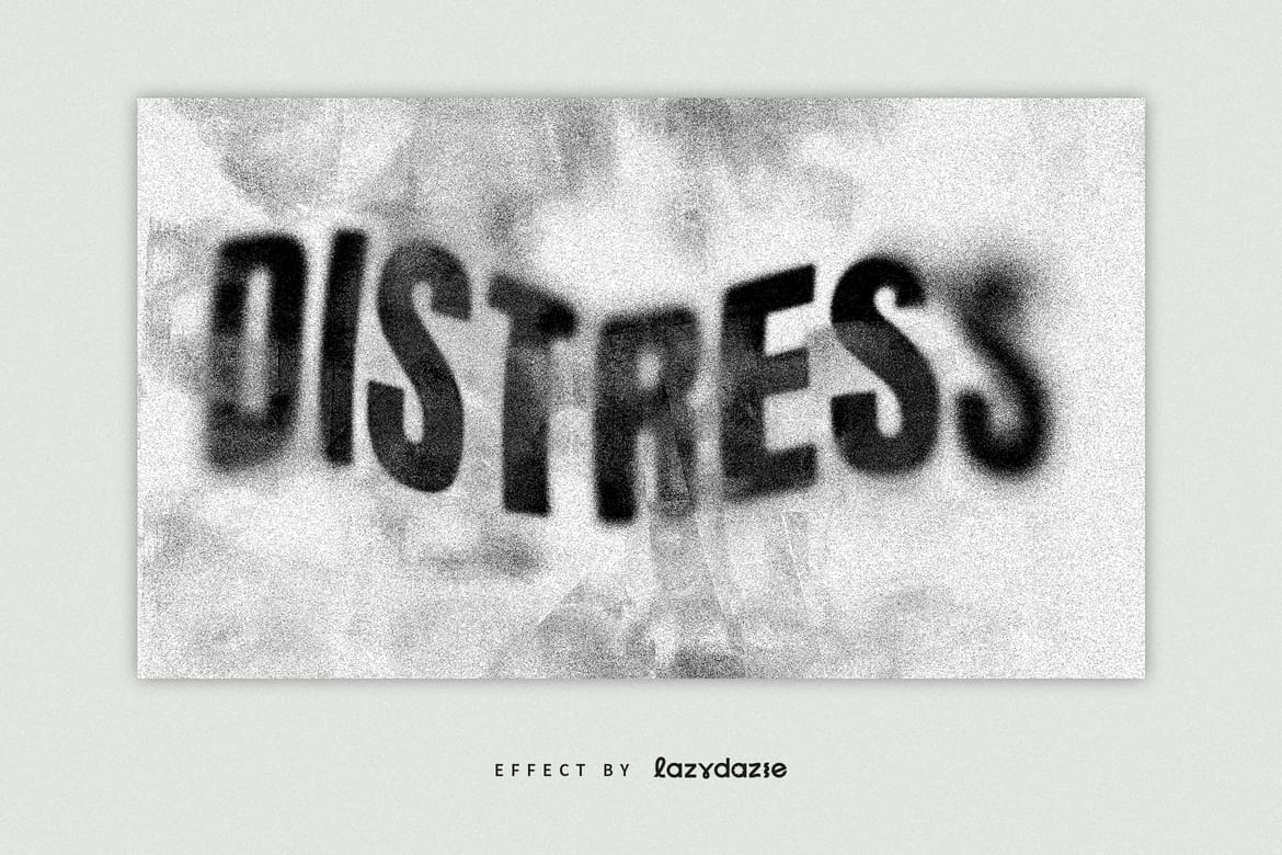 Textured Grunge Text Effect Mockup