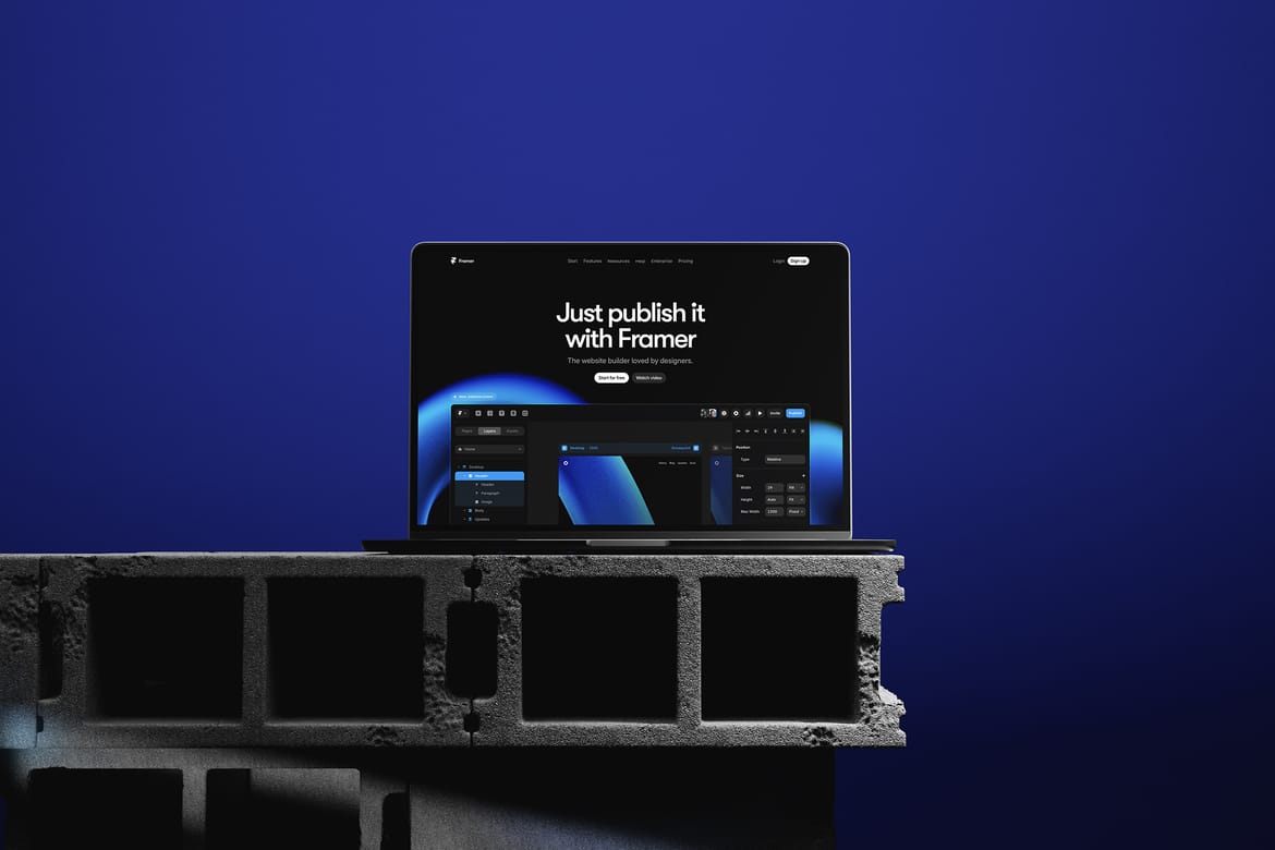 Premium MacBook Mockup 2