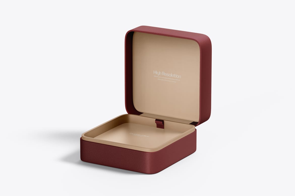Jewelry Gift Box Mockup