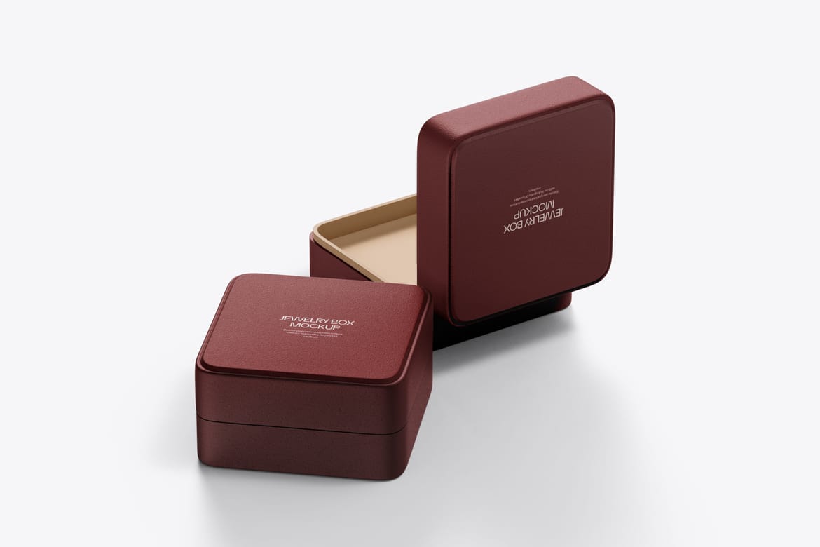 Jewelry Gift Box Mockup