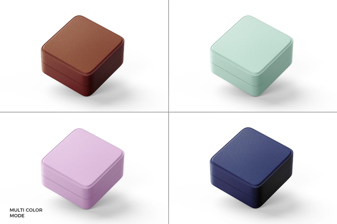 Jewelry Gift Box Mockup