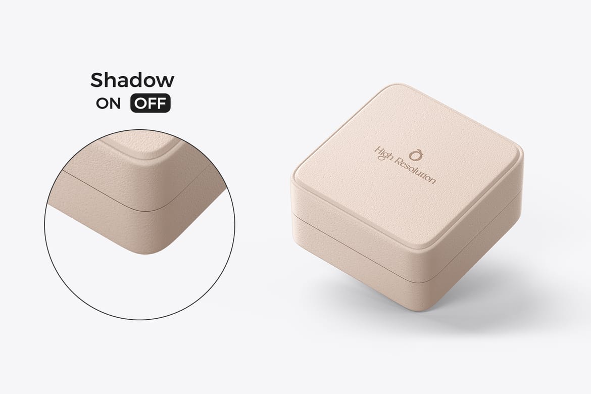 Jewelry Gift Box Mockup