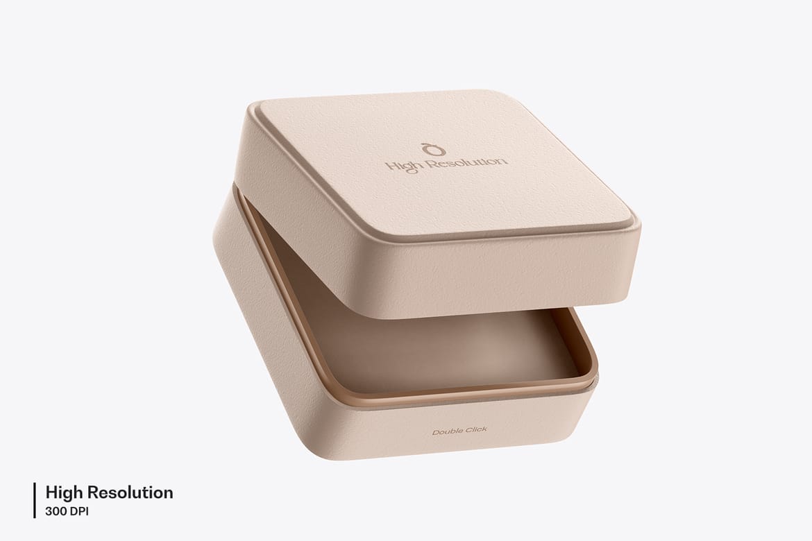Jewelry Gift Box Mockup