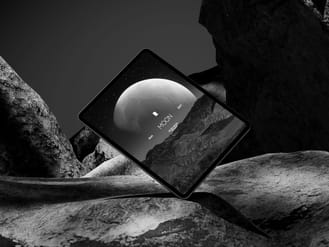 iPad Pro Moon Series Free Mockup