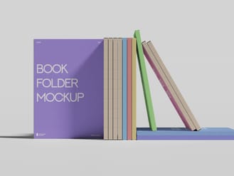 Book Folder Mockup Branding Mockup